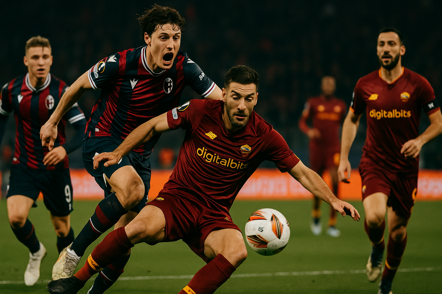Bologna Roma Europa League: felsinei trionfano 4-3 e volano ai quarti
