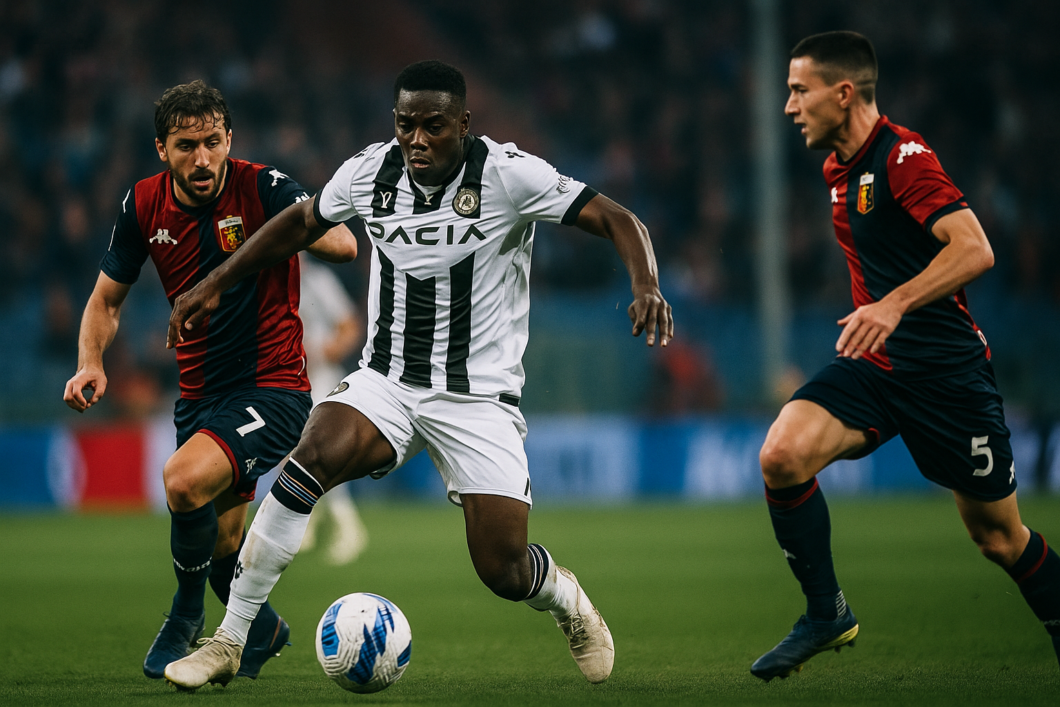 Udinese supera Genoa — Udinese supera il Genoa al Ferraris: friulani corsari con doppietta vincente