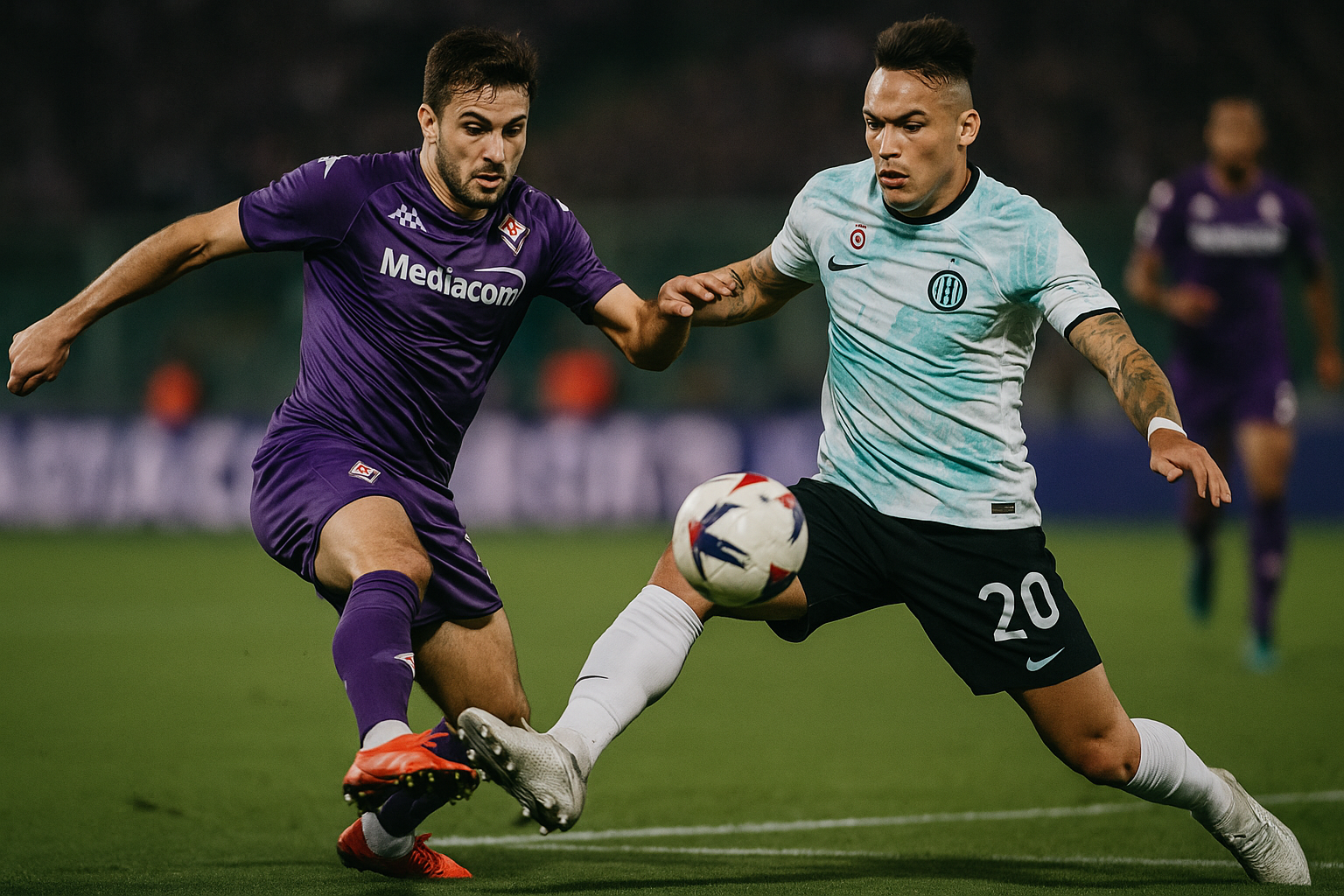 Fiorentina Inter 1-1 — Fiorentina blocca l'Inter sul pari: viola protagonisti al Franchi