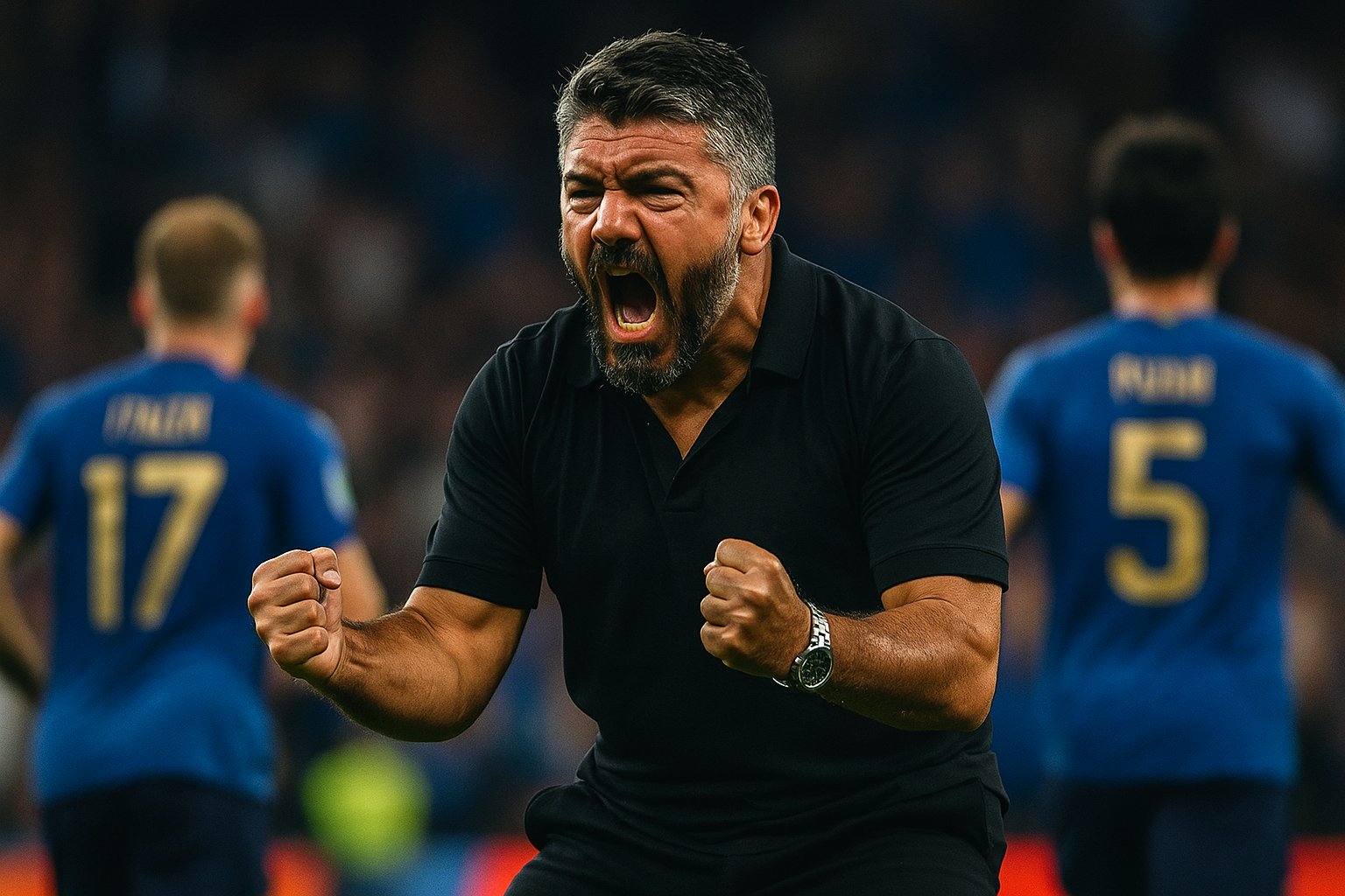 finale del Napoli — Gattuso e l'Italia in finale: la reazione del CT dopo la qualificazione