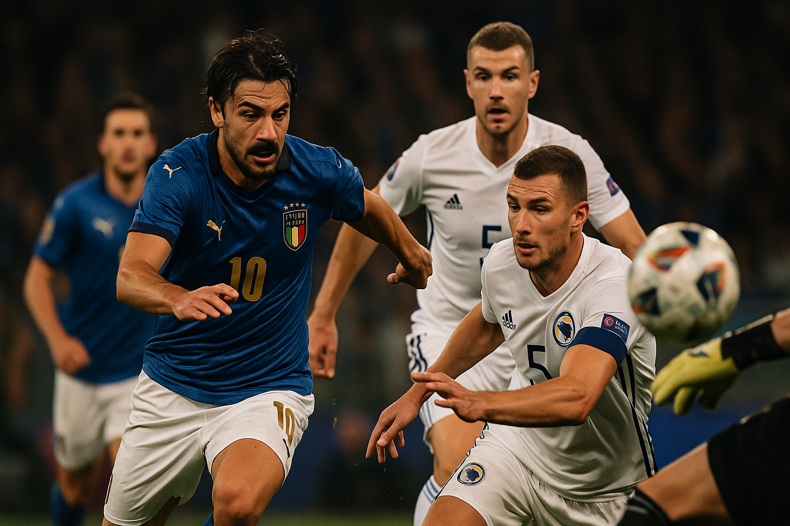 qualificazioni mondiali Italia — Qualificazioni Mondiali, l'Italia di Gattuso a un passo dal baratro contro la Bosnia