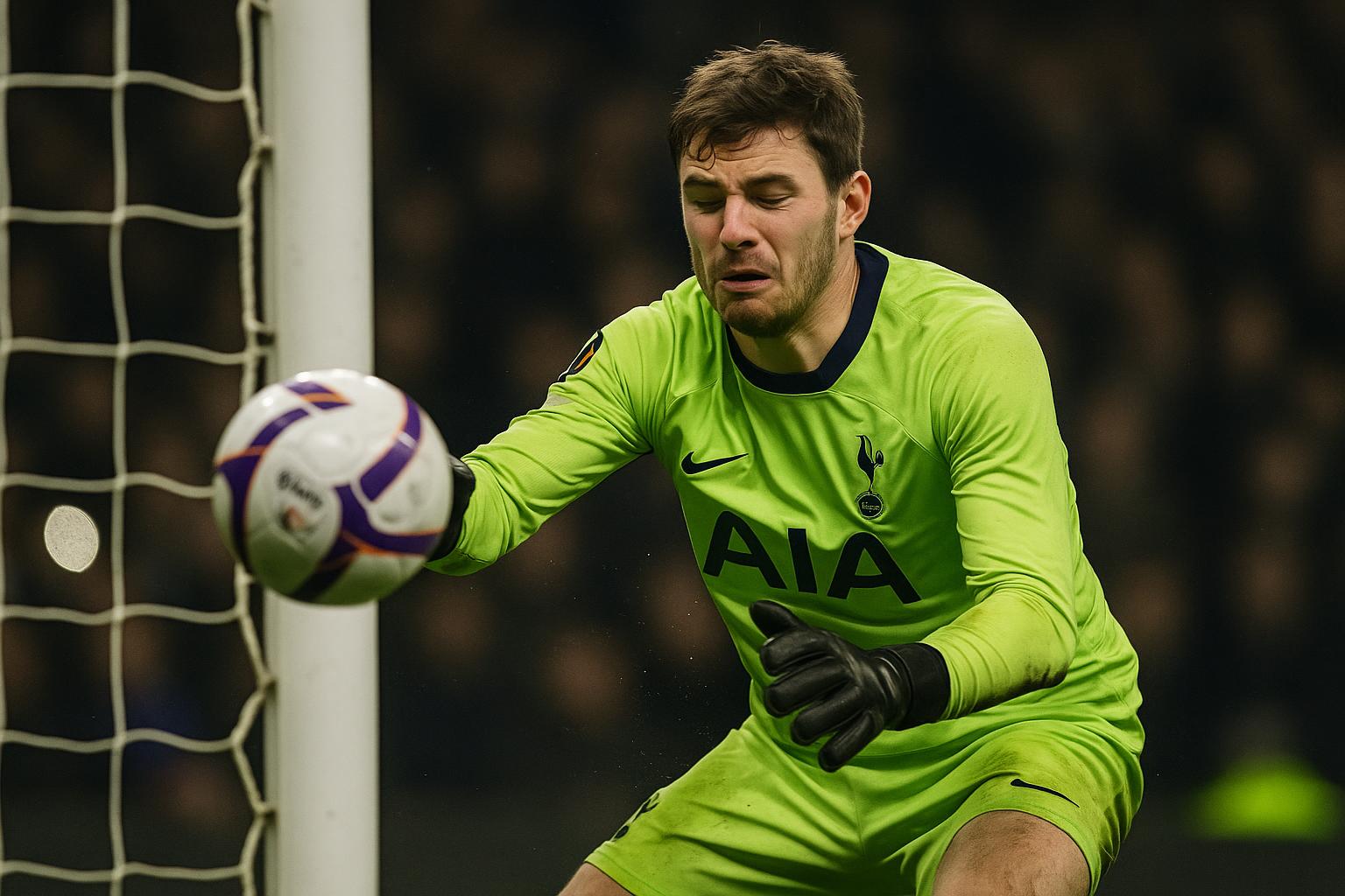 Disastro Kinsky: il giovane portiere affonda gli Spurs nella notte europea più nera
