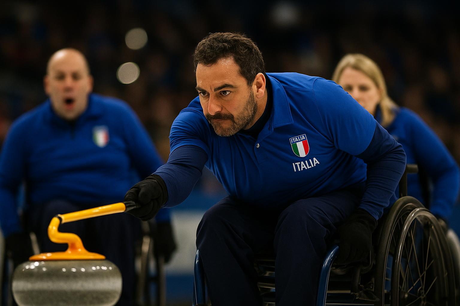 curling paralimpico italiano — Gli azzurri del curling paralimpico battono la Svezia in un finale al cardiopalma