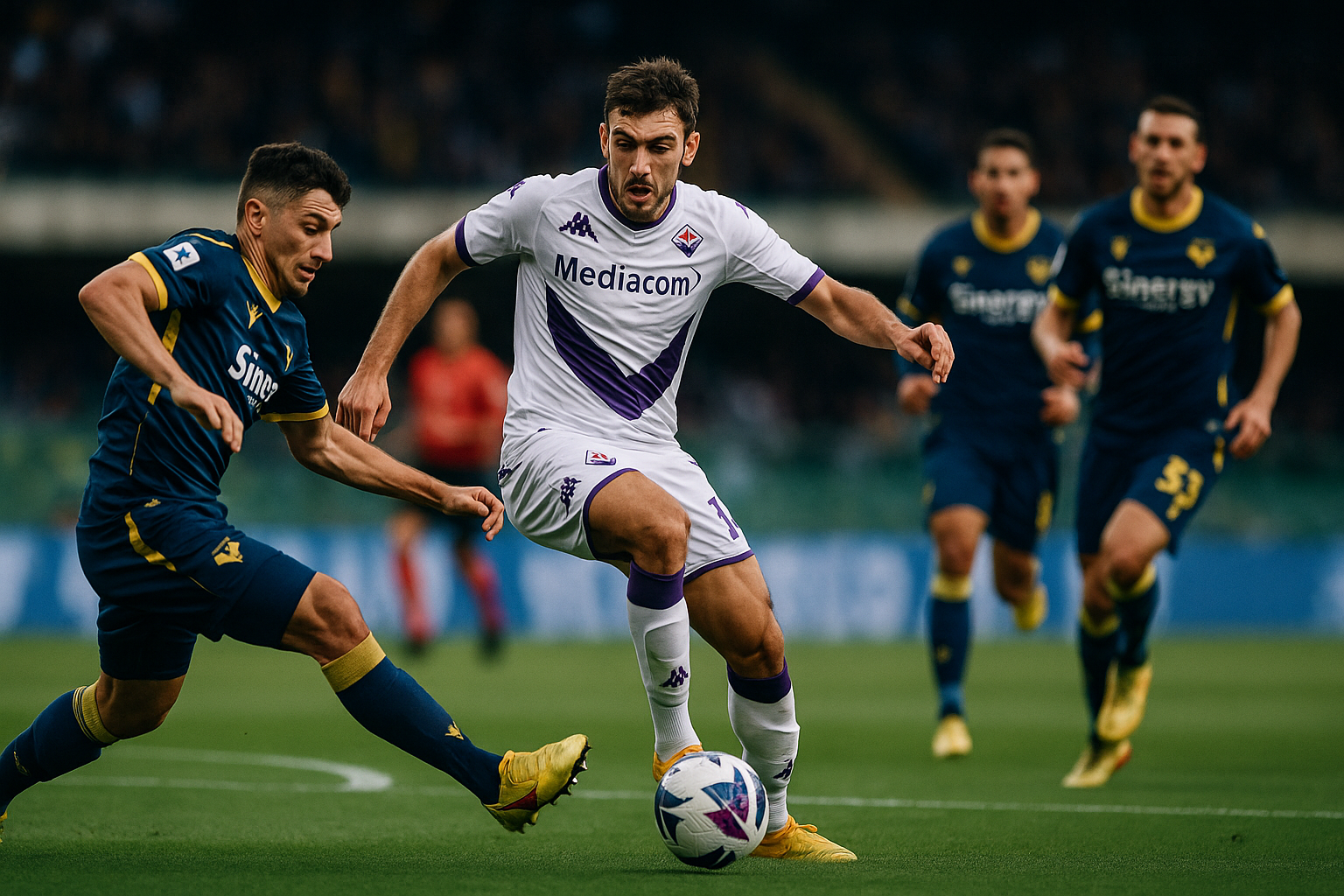 Fiorentina Verona — Vittoria della Fiorentina al Bentegodi contro il Verona