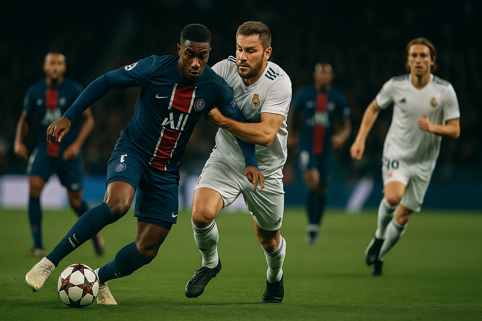 PSG Liverpool — Champions League, serata di sorprese: Parigi e Madrid dominano in trasferta
