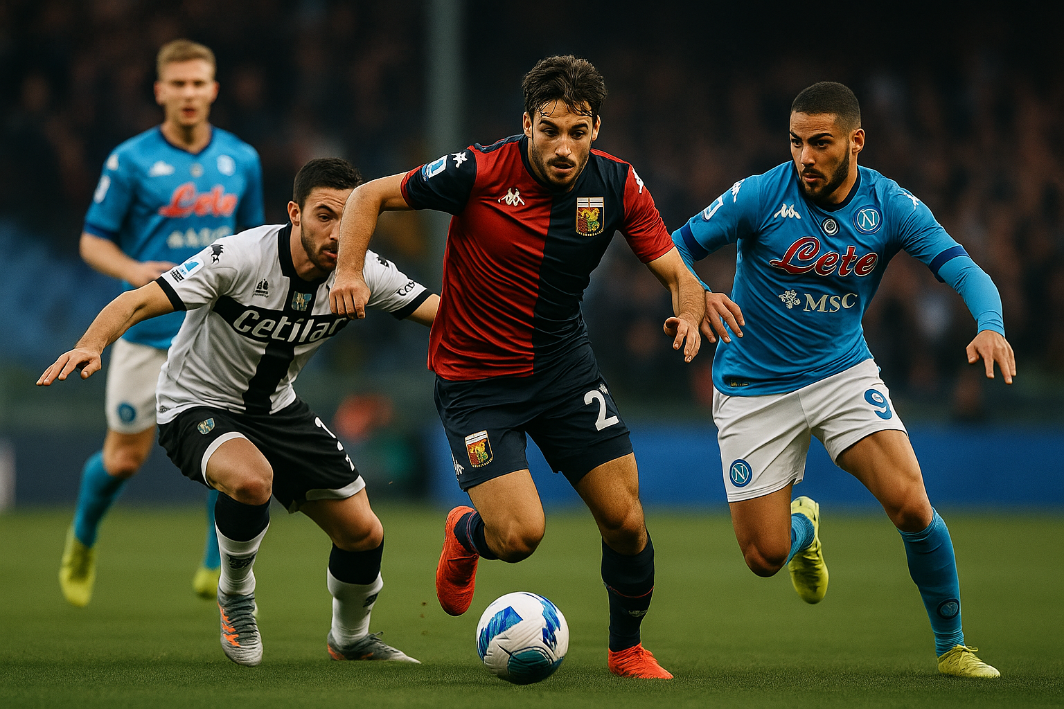 Serie A 32^ giornata — Serie A: Genoa vince 2-1, pari tra Parma e Napoli nella 32^ giornata