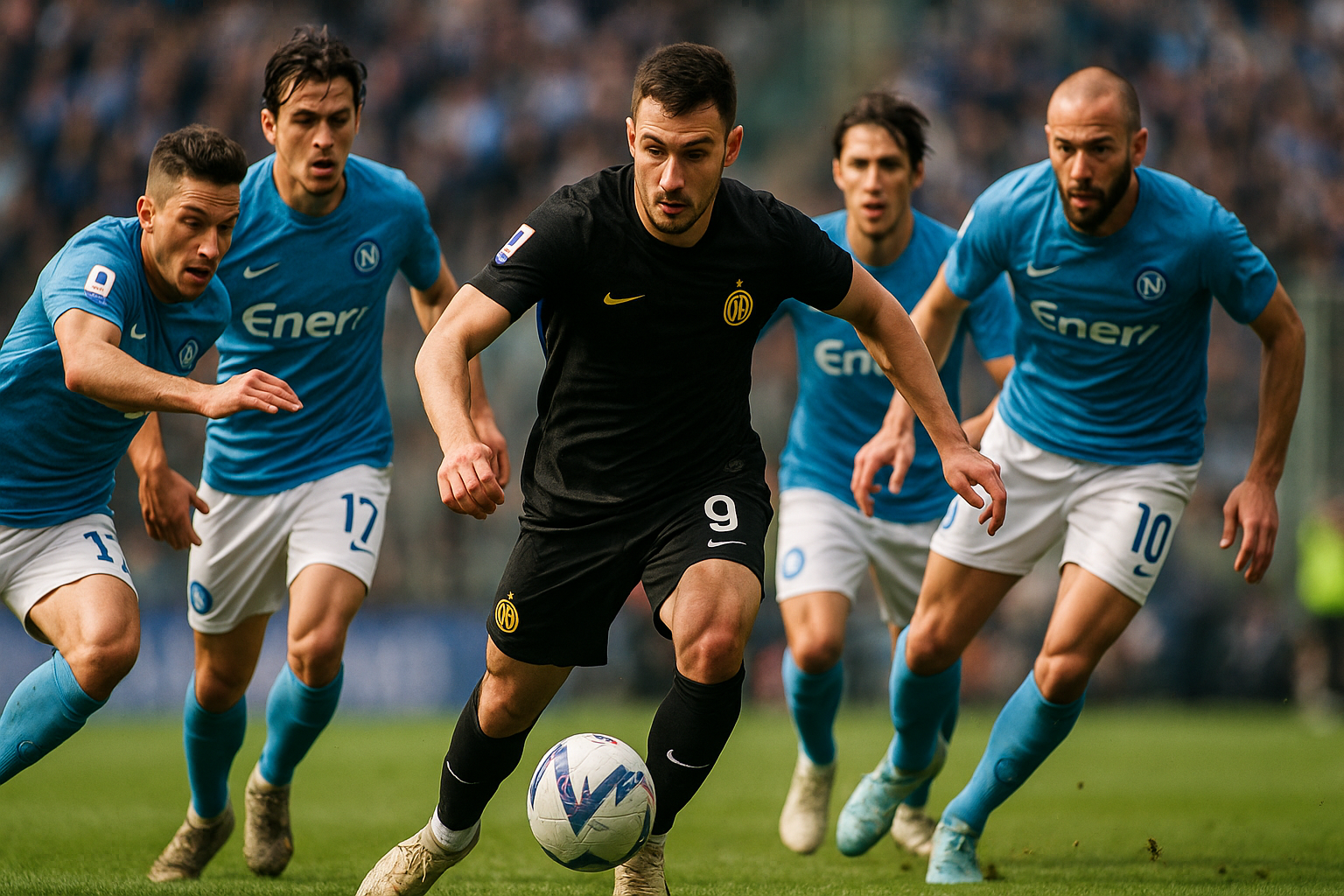 Inter Como 4-3 — L'Inter vince 4-2 a Como e si avvicina al titolo: Napoli ora a -9 punti
