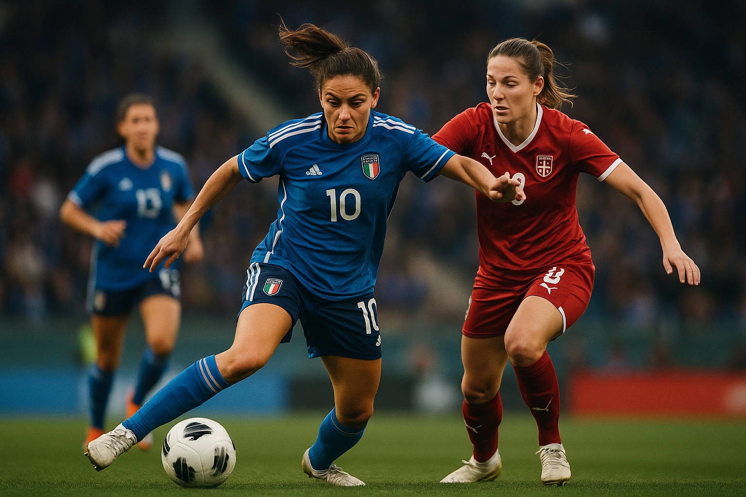 Italia donne Serbia — Italia donne travolge la Serbia 6-0 nelle qualificazioni mondiali