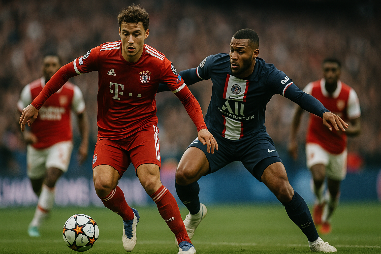 Bayern Monaco PSG semifinale Champions: eliminati Real Madrid e Arsenal avanza