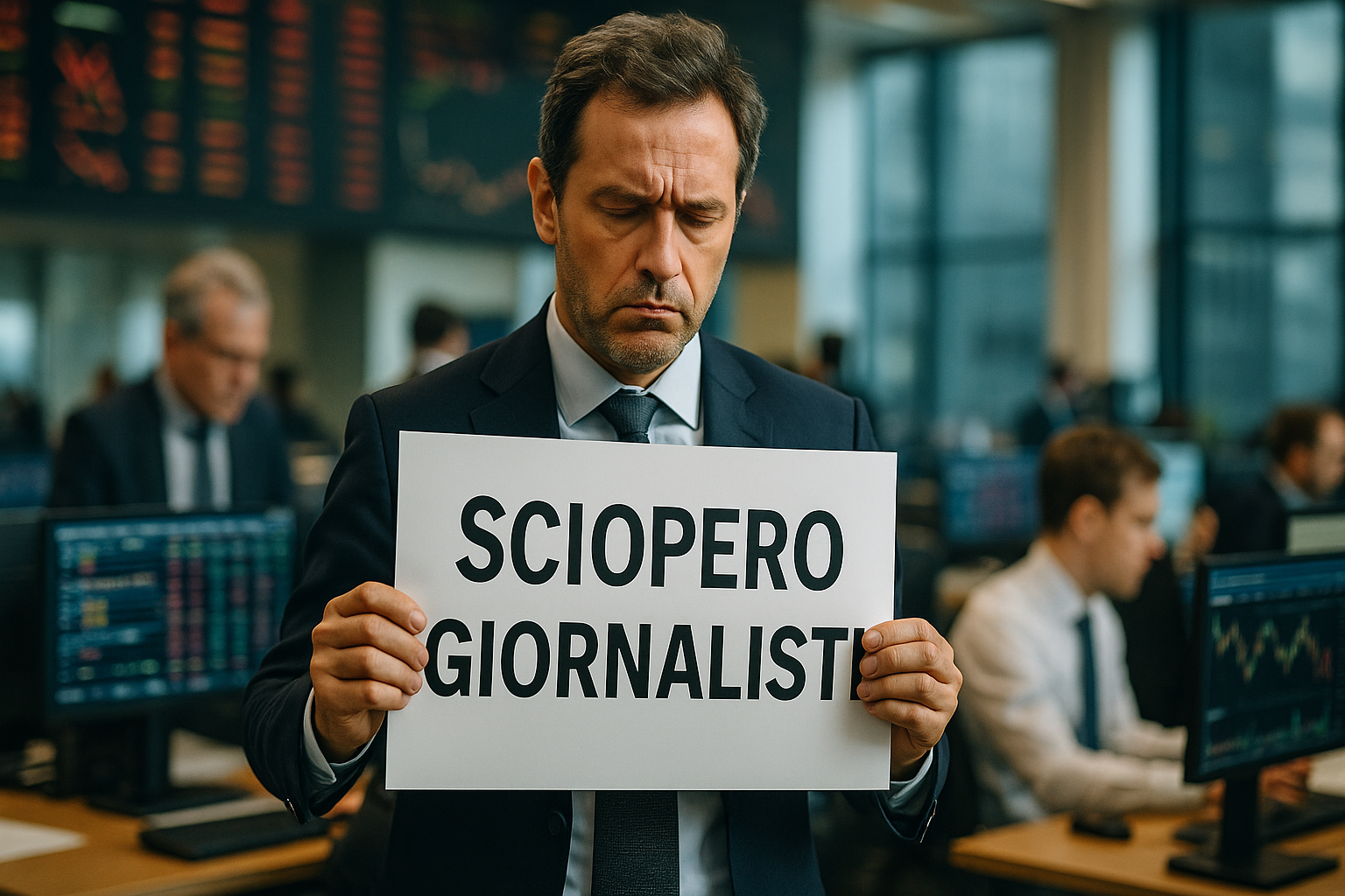 Sciopero giornalisti: terza protesta in tre mesi per il contratto scaduto dal 2016