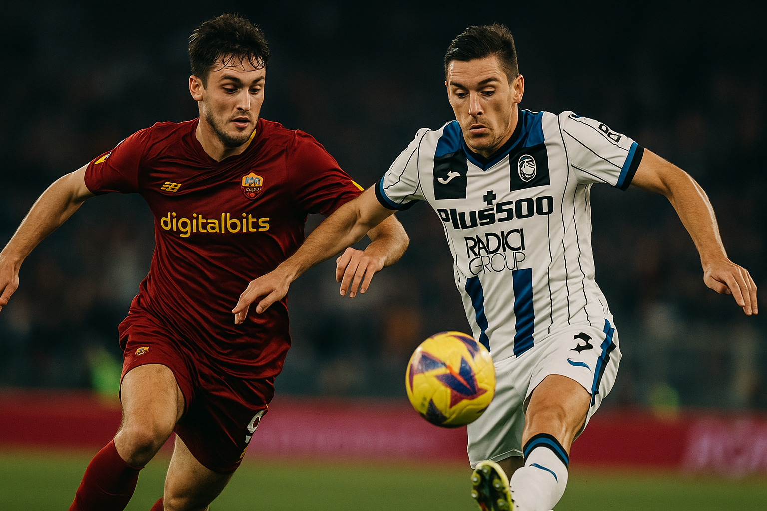pareggio Roma Atalanta — Pareggio all'Olimpico: giallorossi e bergamaschi si dividono la posta