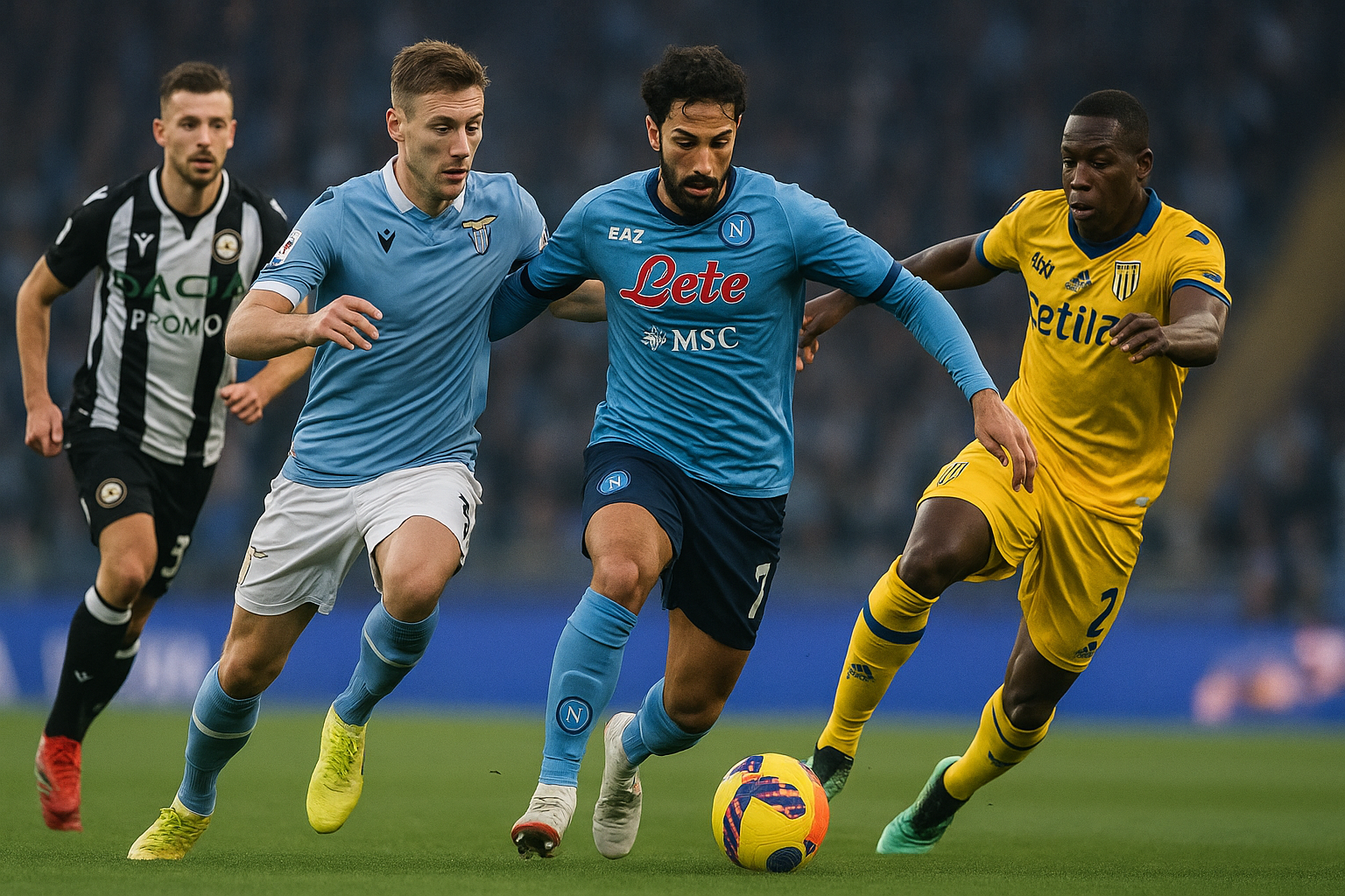 Serie A 33esima giornata: Parma espugna Udine, la Lazio ferma il Napoli al Maradona