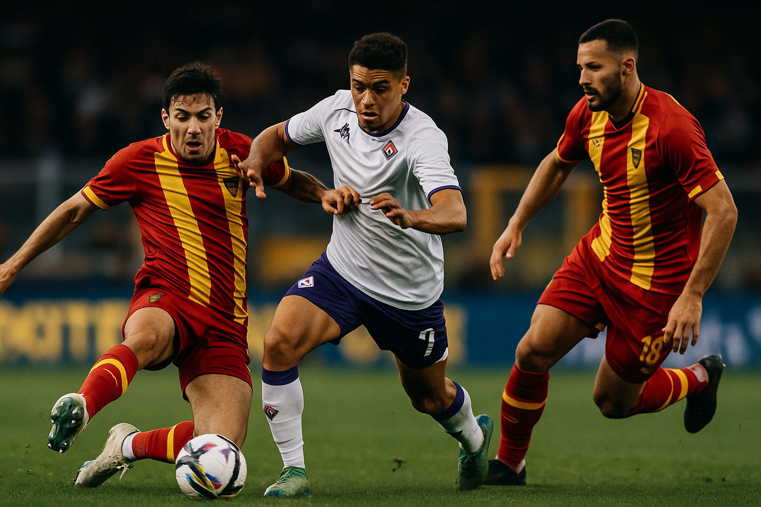 Lecce Fiorentina pareggio — Pareggio nel finale al Via del Mare: i giallorossi rimontano i viola