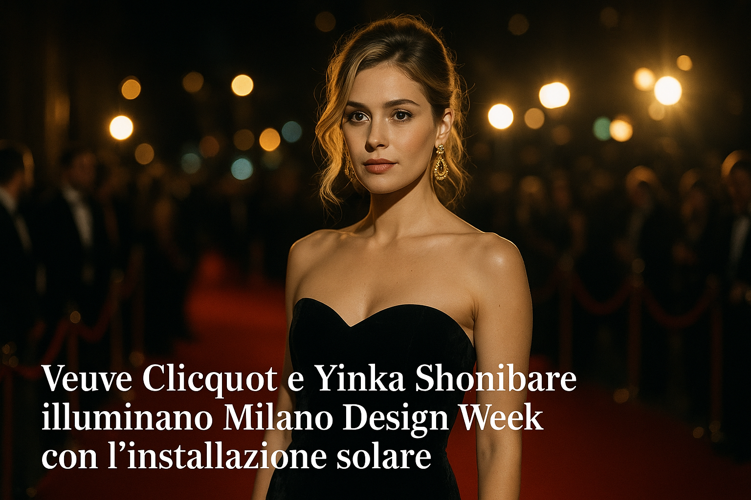 Veuve Clicquot e Yinka Shonibare illuminano Milano Design Week con l'installazione solare