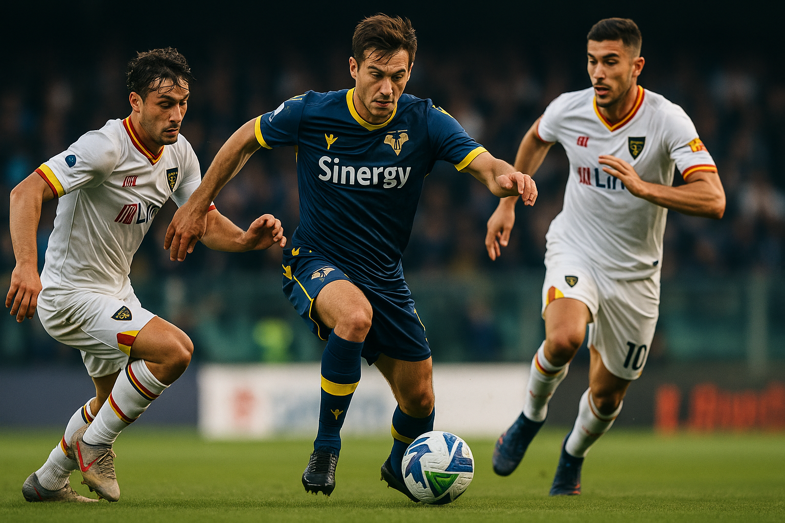 Verona Lecce pareggio — Hellas Verona e Lecce si dividono la posta in palio al Bentegodi