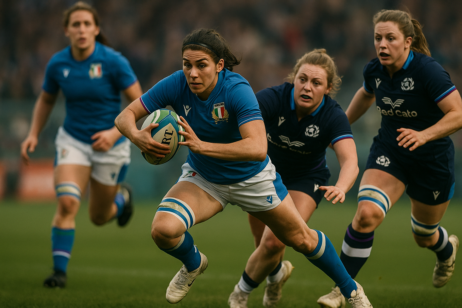 Rugby femminile Italia: vittoria convincente contro la Scozia al Lanfranchi