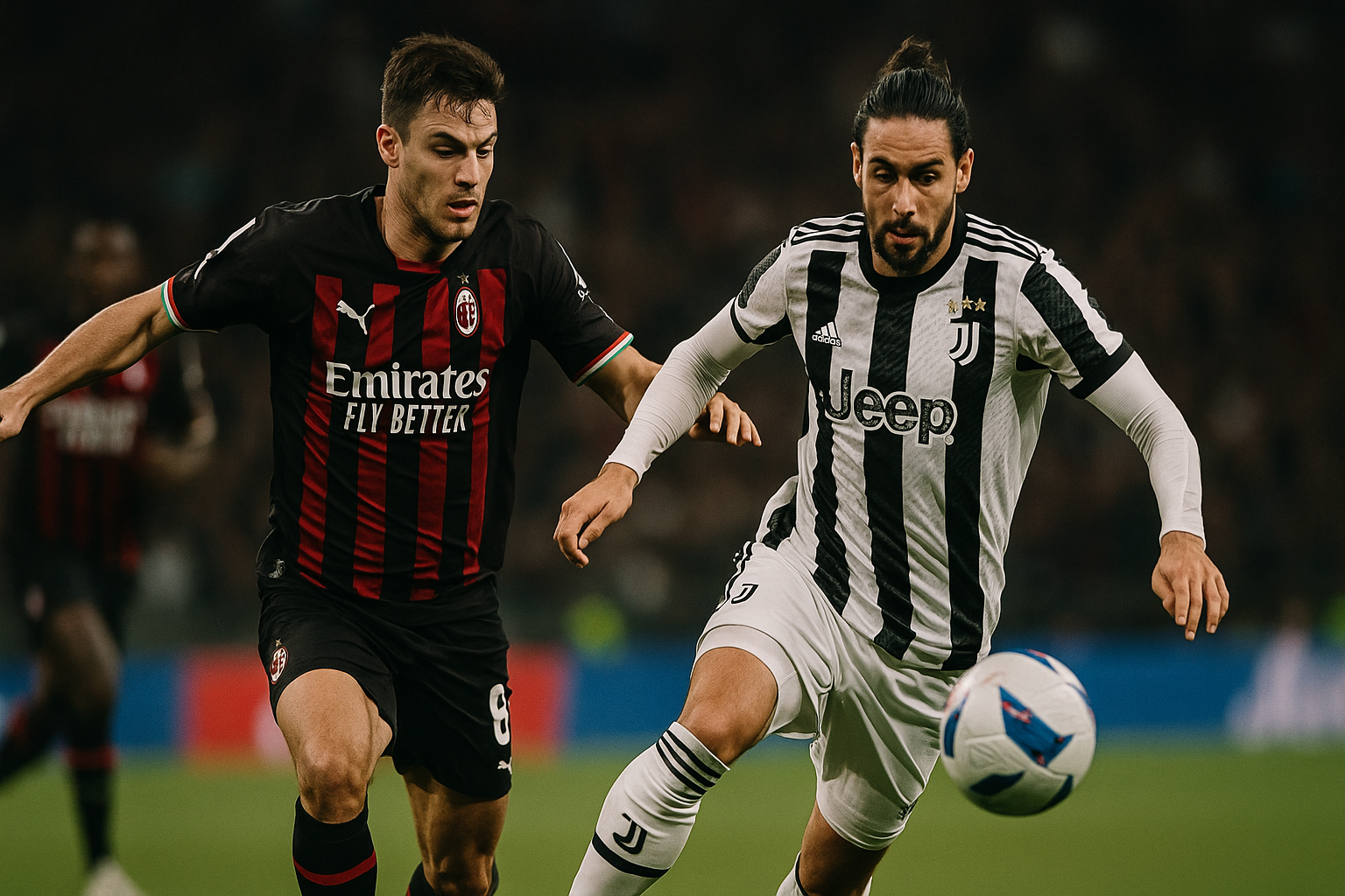 Milan Juventus pareggio — Rossoneri e bianconeri si dividono la posta in un derby d'Italia avaro di emozioni