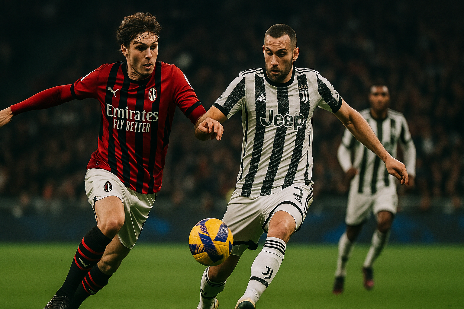 Milan Juventus 0-0 — Pareggio senza reti tra rossoneri e bianconeri: Champions in bilico
