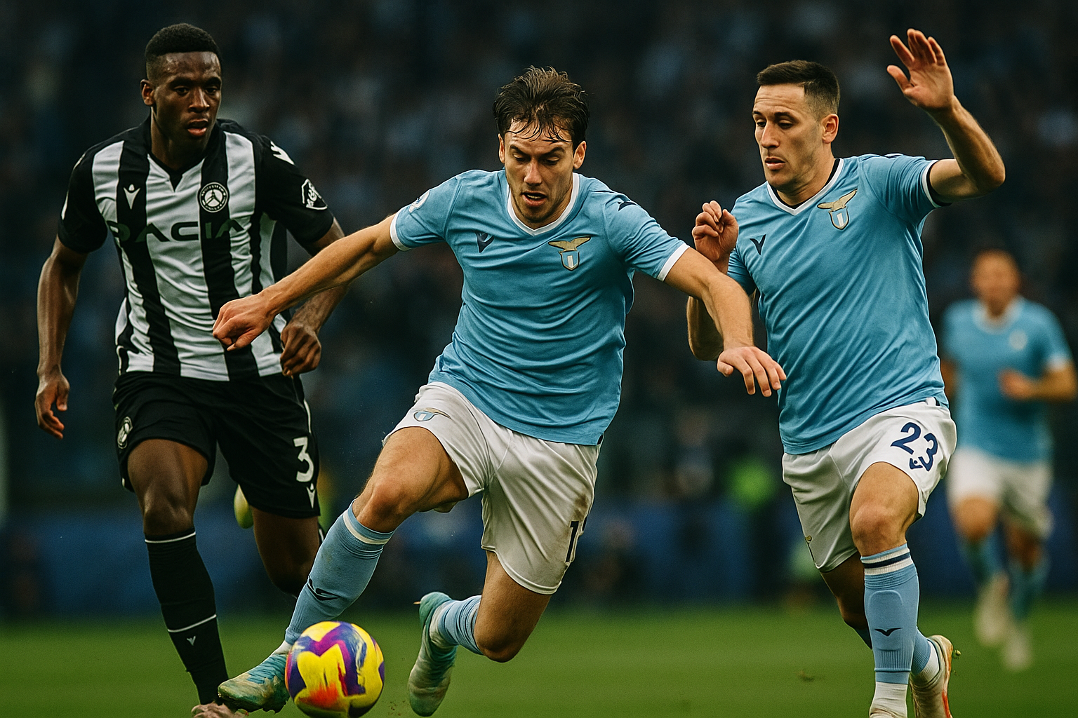 Lazio Udinese 3-3 — Spettacolo all'Olimpico: Lazio e Udinese si dividono i punti in un thriller da 3-3