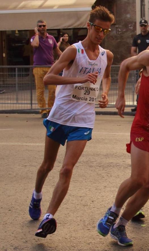 Francesco Fortunato campione mondiale nella mezza maratona di marcia