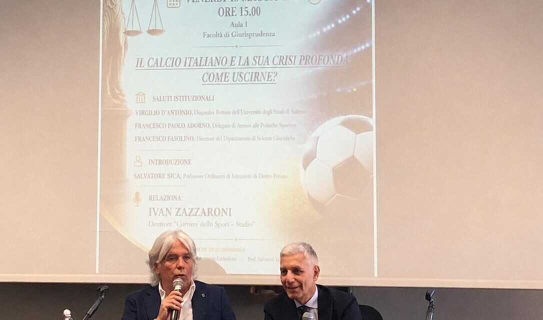 Ivan Zazzaroni ad UniSa: “Riforme e manager per uscire dalla crisi”