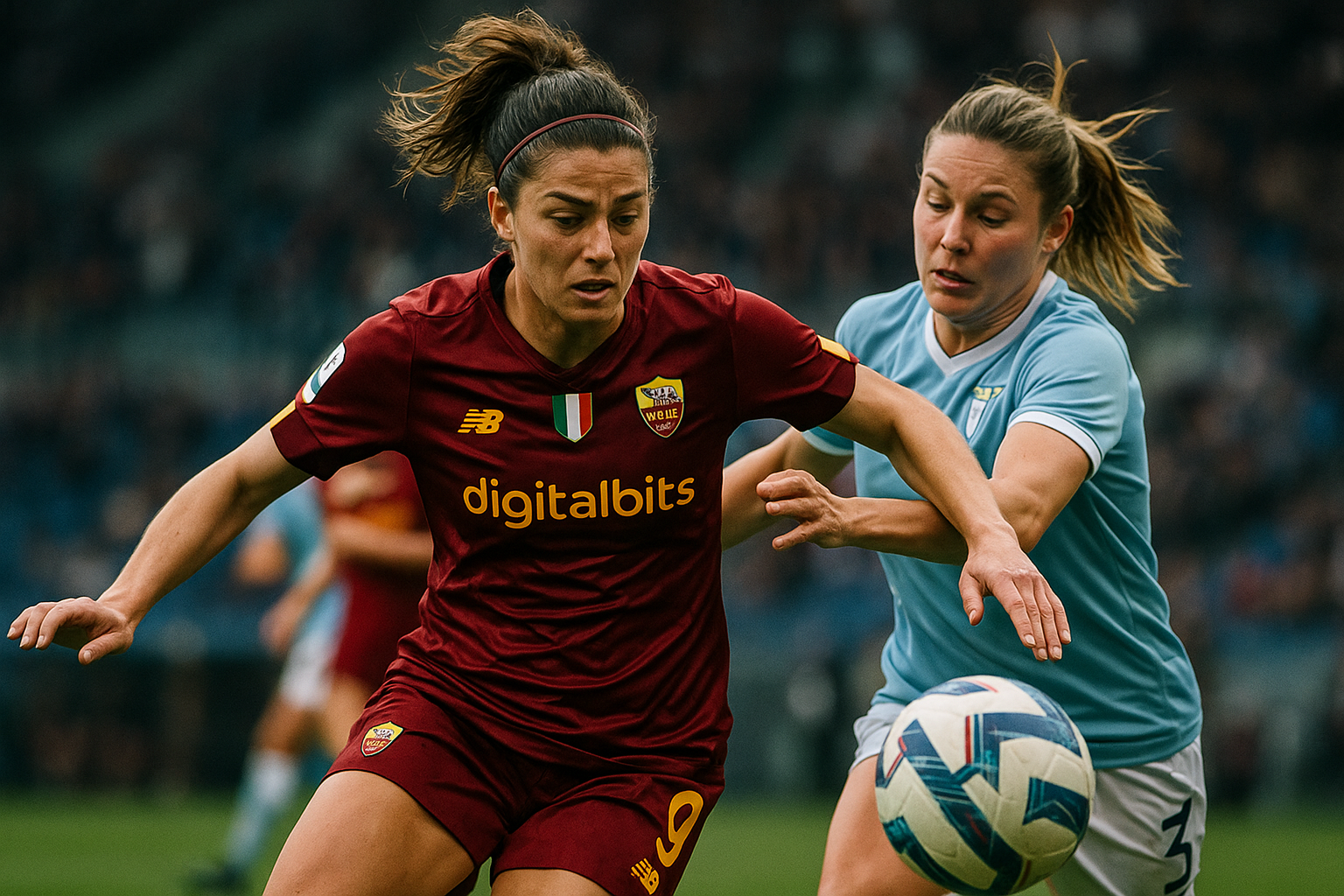 Roma femminile scudetto — La Roma conquista il tricolore femminile: successo nel derby laziale