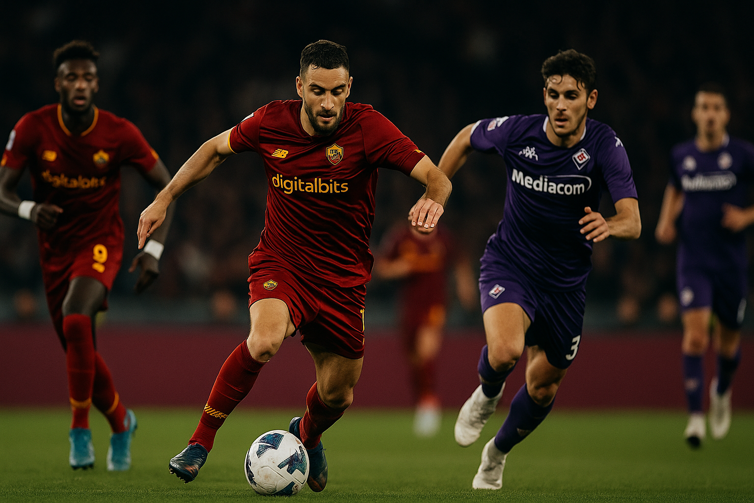 Roma Champions — Roma strapazza la Fiorentina 4-0, corsa Champions riaperta