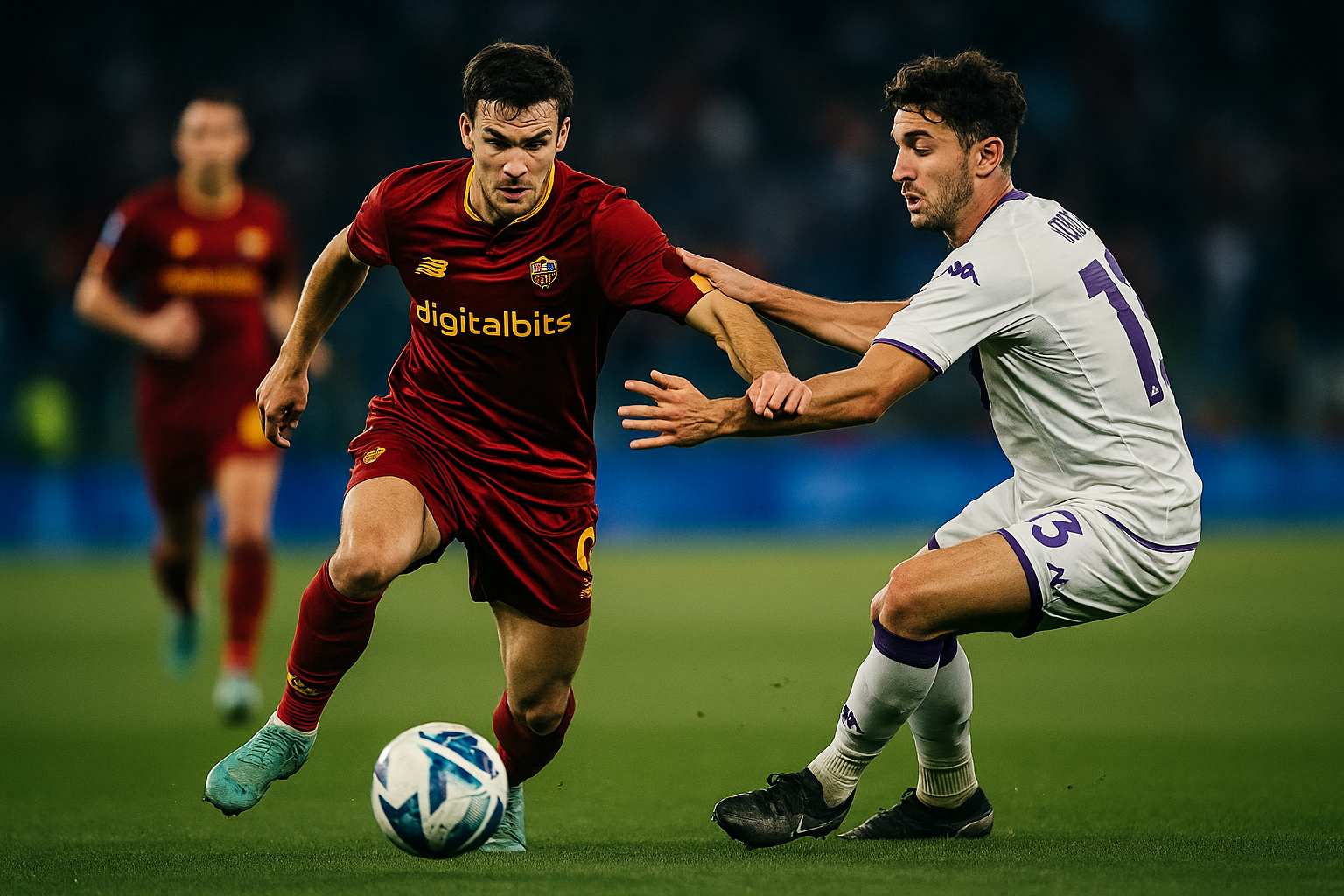 Roma Fiorentina 4-0: giallorossi dominanti allo stadio Olimpico