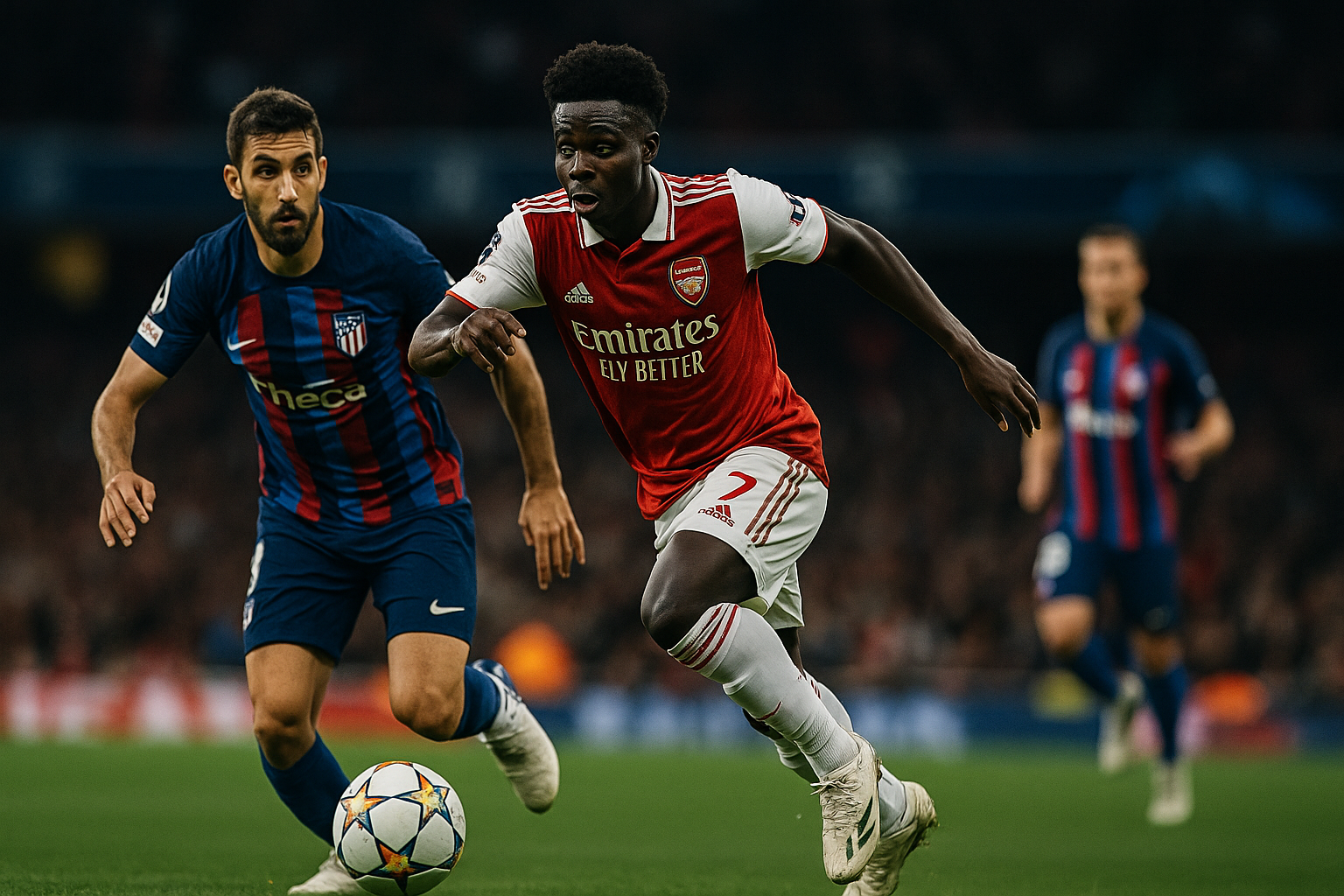 Arsenal finale Champions League — Arsenal in finale di Champions League: Saka decide contro l'Atletico Madrid