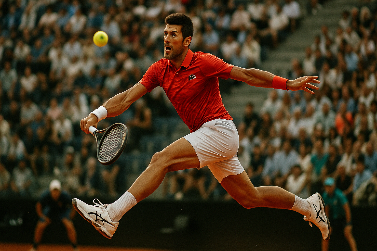 allenamento Djokovic Roma — Il campione serbo stupisce Roma con un allenamento straordinario nella piazza storica