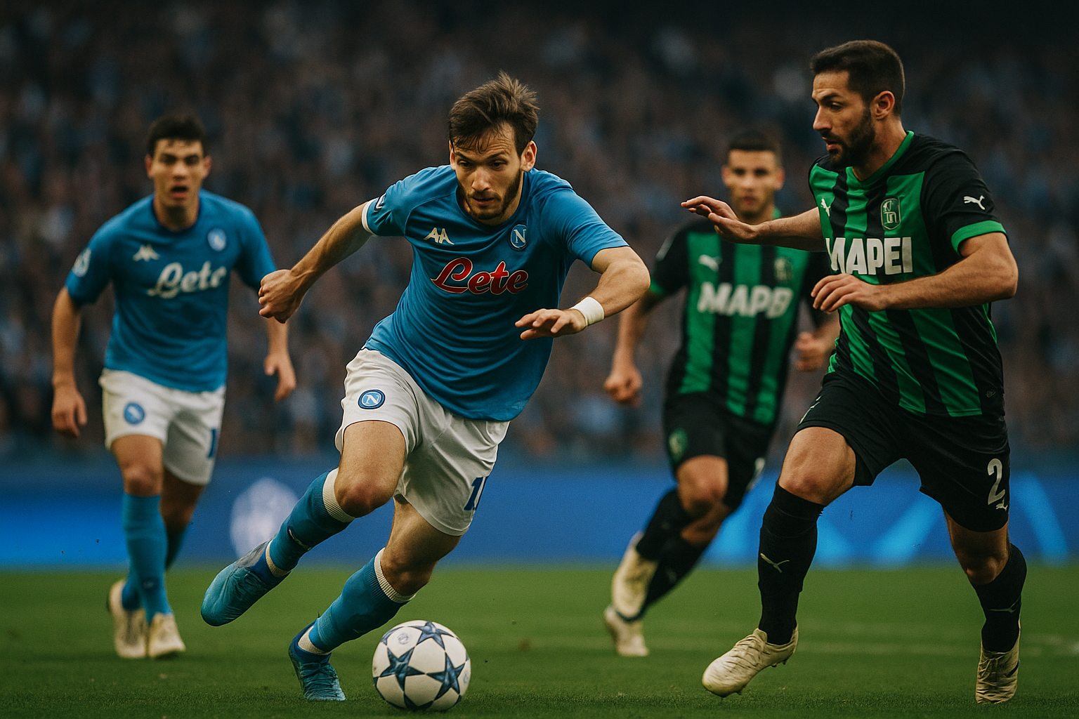 qualificazione Champions Napoli — Gli azzurri a un passo dalla Champions League: la partita con gli emiliani può valere l'Europa