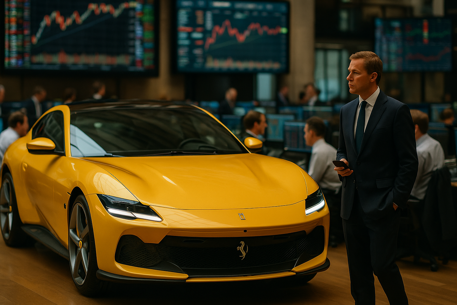 Ferrari Luce debutta a Roma: la rivoluzione elettrica del Cavallino Rampante