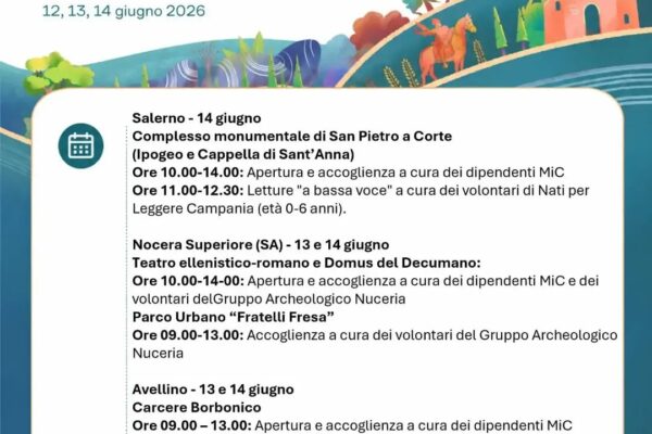 Giornate Europee dell’Archeologia 2026 in Campania