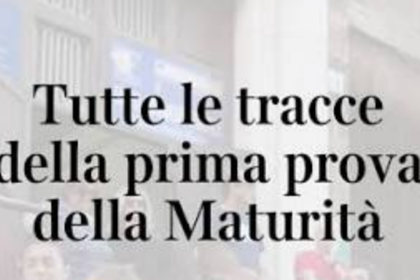 Maturità 2026: le tracce