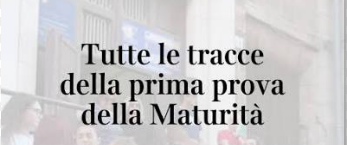 Maturità 2026: le tracce