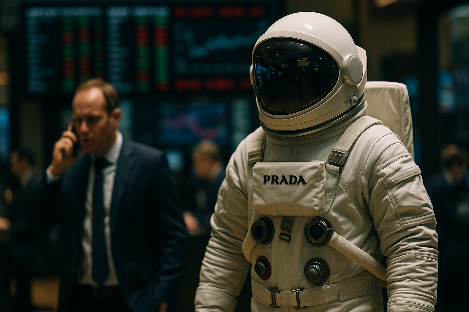 Tute spaziali Prada: il lusso italiano conquista l'esplorazione lunare