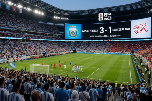 Mondiali 2026: Argentina in semifinale, battuta la Svizzera