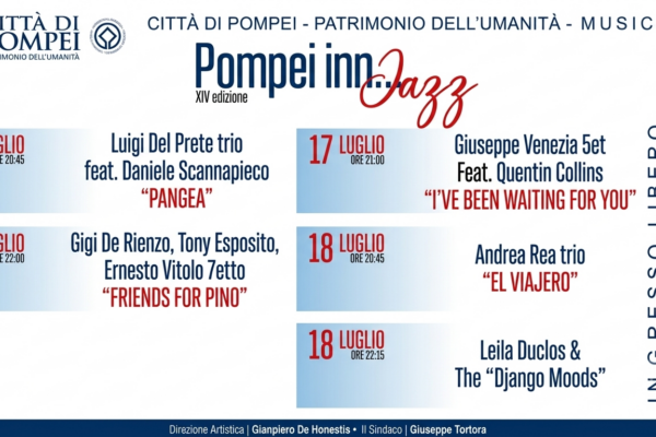 Pompei Inn Jazz: al via la XIV edizione