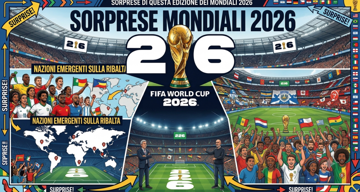 Mondiali 2026: le grandi sorprese di questa edizione