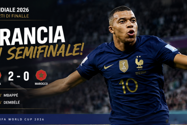 Mondiali: la Francia domina il Marocco e vola in semifinale