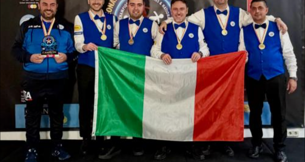 Biliardo, l’Italia vola a Córdoba per il Mondiale