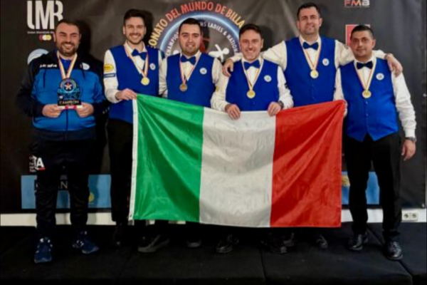 Biliardo, l’Italia vola a Córdoba per il Mondiale