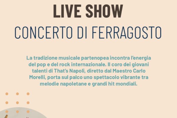Locandina del "That's Napoli Live Show"