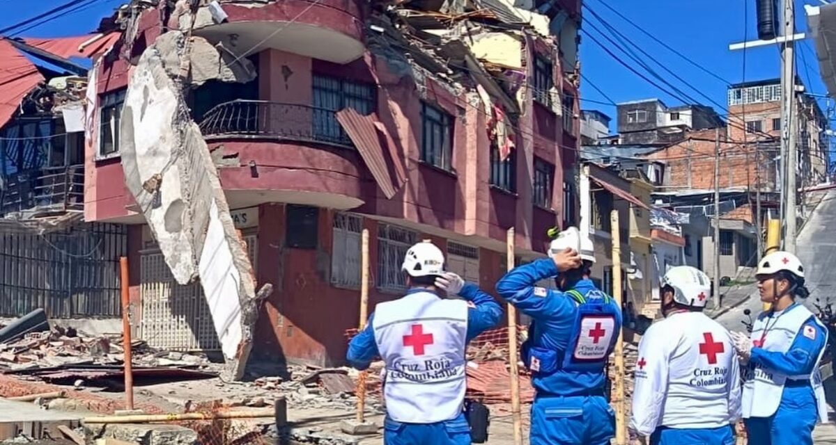 Volontari della Croce Rossa in Colombia