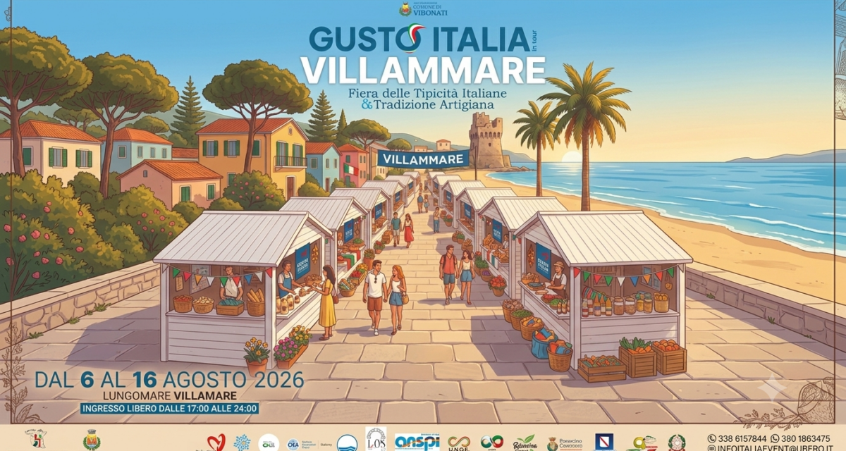 Gusto Italia ritorna a Villammare per Ferragosto
