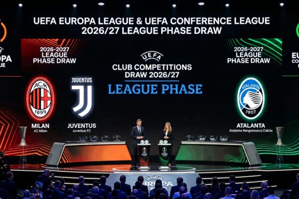 CALCIO: Le avversarie in Europa di Milan, Juve e Atalanta