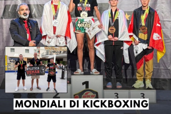 Kickboxing tre medaglie mondiali per l’Atletica Veman di Nocera