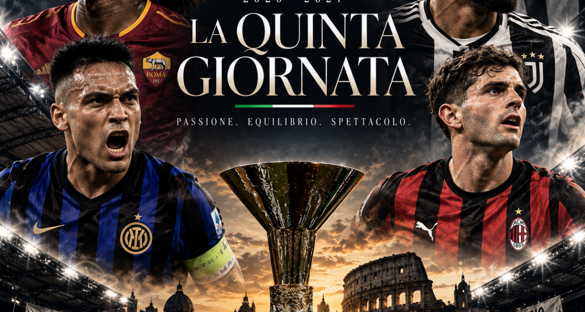 Serie A: il riassunto della quinta giornata