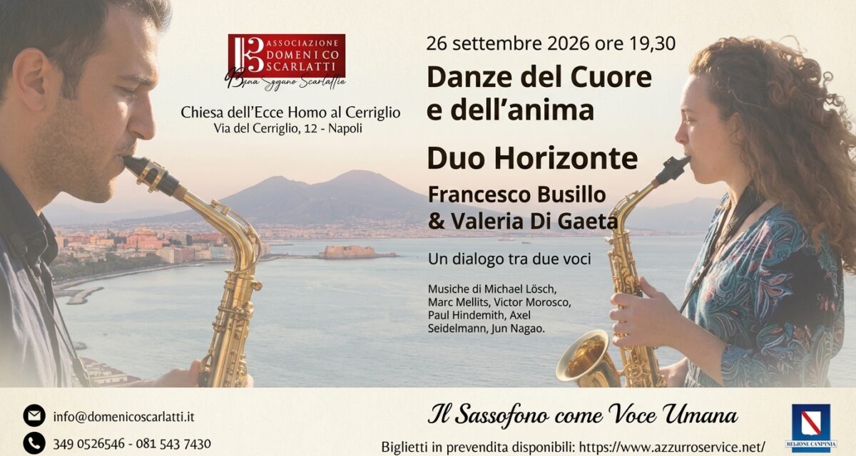 Il Duo Horizonte in concerto all’Ecce Homo al Cerriglio