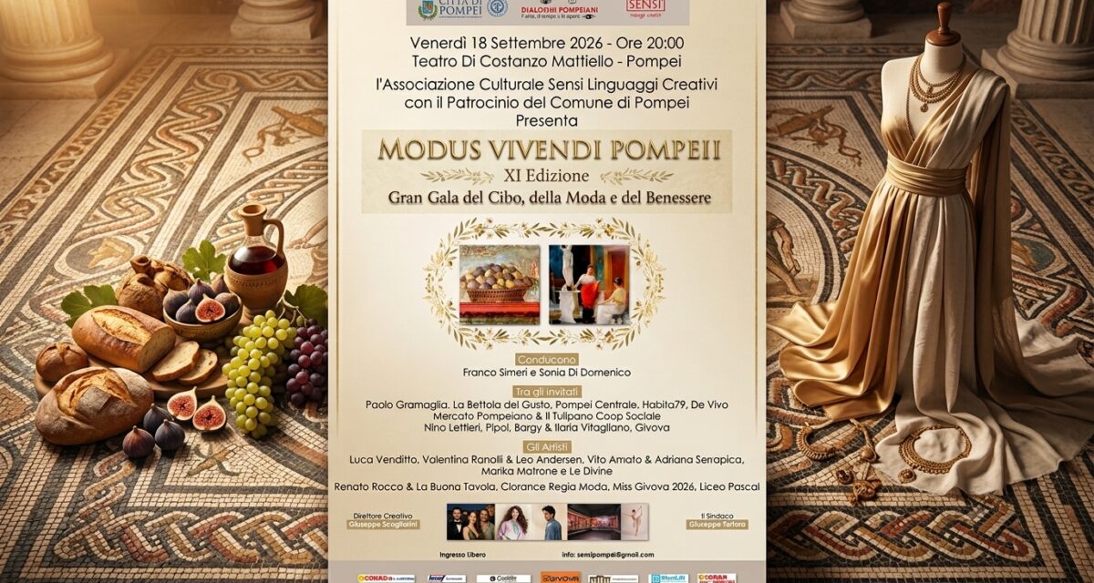 Al via l’XI Edizione di “Modus Vivendi”